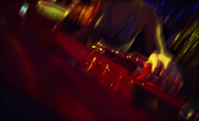 Video Reference: Automotive lighting, Drinkware, Liquid, Amber, Fluid, Barware, Alcoholic beverage, Drink, Gas, Magenta