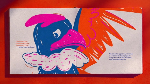 Video Reference: Art, Font, Pink, Poster, Cartoon, Rectangle, Magenta, Illustration, Fictional character, Graphics