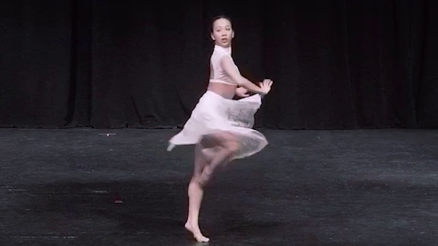 Video Reference: Shoe, Dress, Human body, Flash photography, Dance, Ballet shoe, Entertainment, Barefoot, Performing arts, Art
