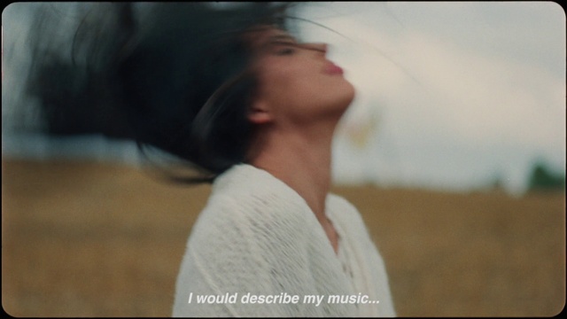 Video Reference: Eyelash, Flash photography, Jaw, Happy, Sky, Gesture, Elbow, Eyewear, Long hair, Landscape