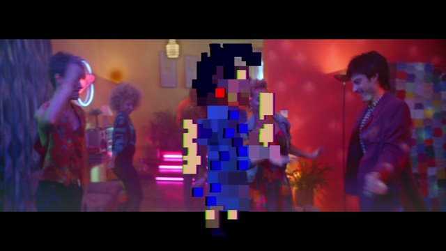 Video Reference: Purple, Entertainment, Visual effect lighting, Magenta, Performing arts, Font, Flat panel display, Art, Display device, Performance art