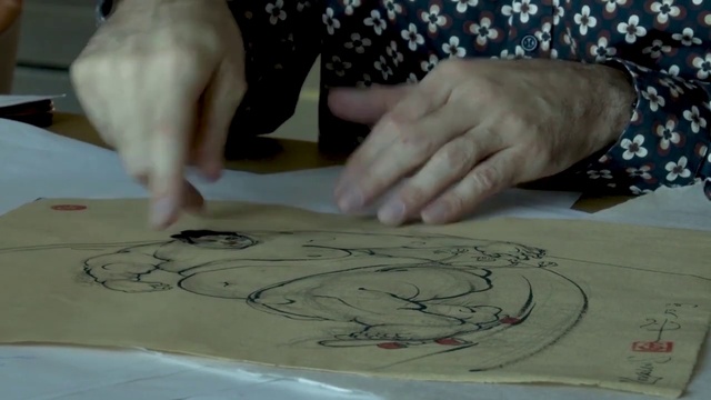 Video Reference: Hand, Wood, Textile, Finger, Gesture, Automotive design, Art, Paint, Font, Flooring