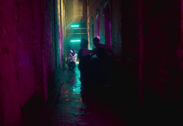 Video Reference: Purple, Violet, Entertainment, Curtain, Water, Magenta, Visual effect lighting, Event, Electric blue, Space