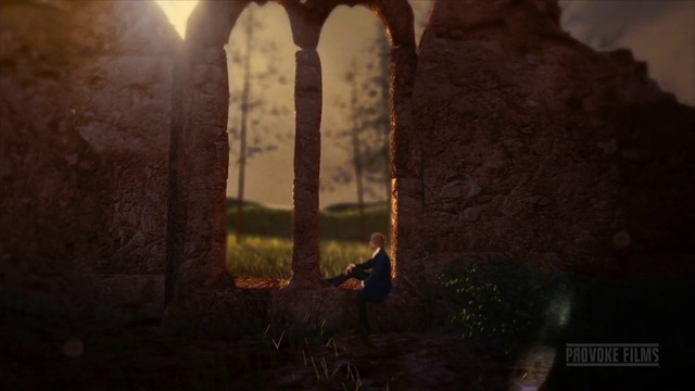 Video Reference: Wood, Grass, Tints and shades, Font, Landscape, Darkness, Arch, Archaeological site, Art, Visual arts