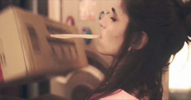Video Reference: Nose, Lip, Eyelash, Jaw, Ear, Flash photography, Lipstick, Long hair, Throat, Brown hair