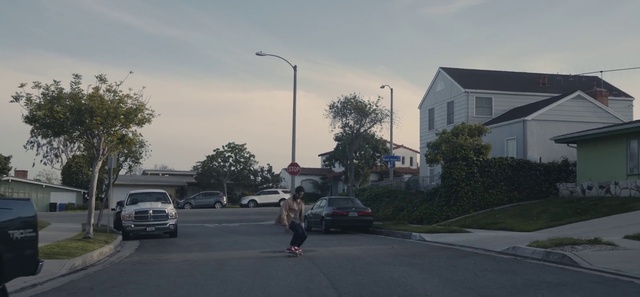 Video Reference: Car, Cloud, Plant, Sky, Wheel, Building, Vehicle, Road surface, Street light, Tree