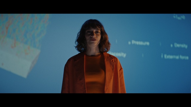 Video Reference: Sleeve, Gesture, Spokesperson, Blazer, Public speaking, Event, Electric blue, Speech, Presentation, Job