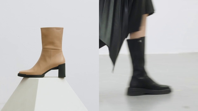Video Reference: Shoe, Leg, Black, Human body, Sleeve, Knee, Fashion design, Thigh, Street fashion, Foot