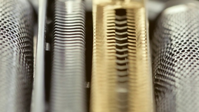 Video Reference: Line, Audio equipment, Font, Gas, Pattern, Eyelash, Metal, Office equipment, Macro photography, Fashion accessory