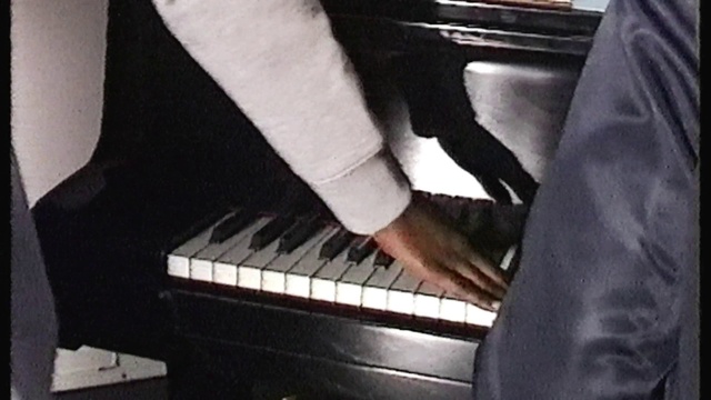 Video Reference: Musical instrument, Keyboard, Piano, Musician, Musical instrument accessory, Human body, Pianist, Music, Jazz pianist, Keyboard player
