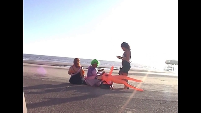 Video Reference: Sky, Travel, Vehicle, Body of water, Happy, People in nature, Horizon, Tints and shades, Landscape, Asphalt