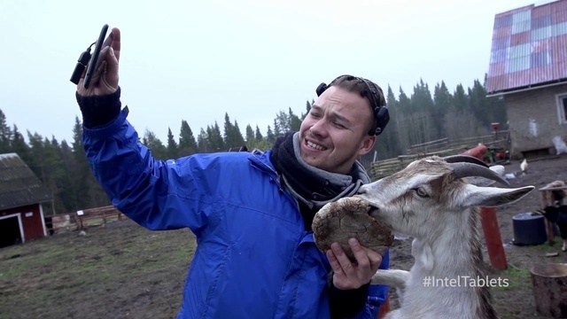 Video Reference: Sky, Smile, Gesture, Working animal, Goat, Tree, Sheep, Jacket, Barn owl, Wildlife biologist