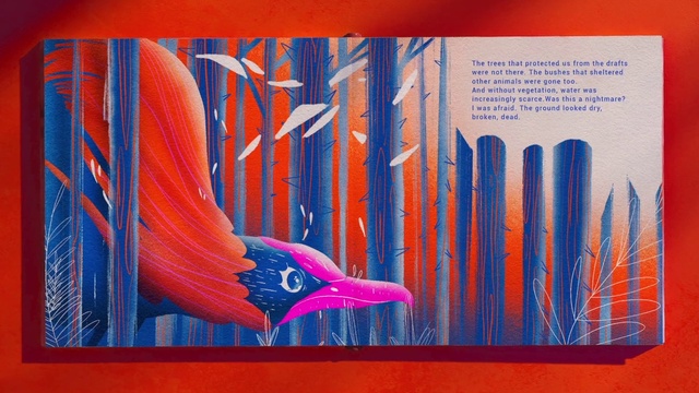 Video Reference: Blue, Rectangle, Font, Red, Art, Painting, Poster, Electric blue, Magenta, Pattern