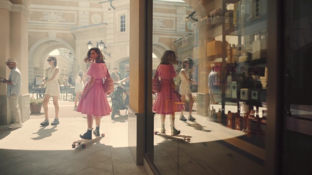 Video Reference: Shoe, Window, Retail, Display case, Flooring, Art, Fashion design, Toy, Shopping, Boot