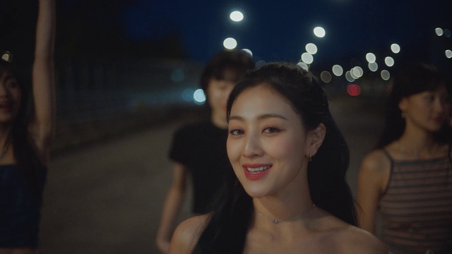 Video Reference: Smile, Lip, Flash photography, Happy, Black hair, Midnight, Fun, Event, Entertainment, Formal wear