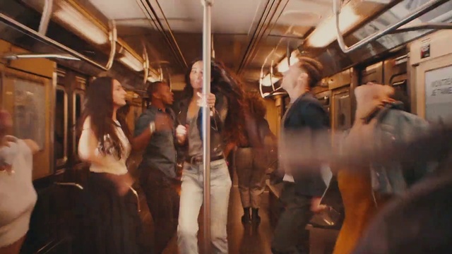 Video Reference: Train, Musician, Public transport, Passenger, Entertainment, Fun, Event, Music, Performing arts, Musical instrument