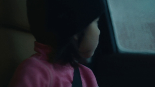 Video Reference: Neck, Purple, Flash photography, Magenta, Electric blue, Darkness, Vehicle door, Fun, Cap, Flesh