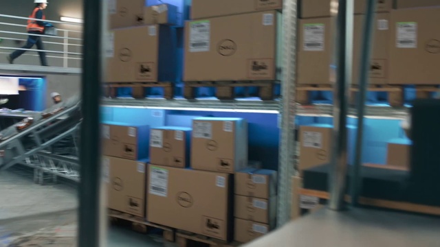 Video Reference: Package delivery, Shipping box, Floor, Wood, Gas, Engineering, Packing materials, Carton, Packaging and labeling, Machine