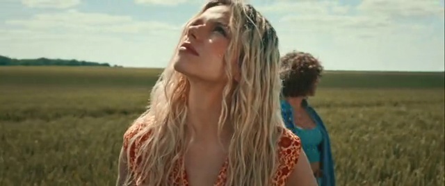 Video Reference: Sky, Happy, Grass, Cloud, Long hair, People in nature, Surfer hair, Grassland, Landscape, Blond