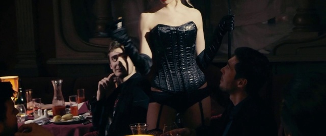 Video Reference: Tableware, Drinkware, Flash photography, Wine glass, Dress, Entertainment, Waist, Fashion design, Corset, Formal wear