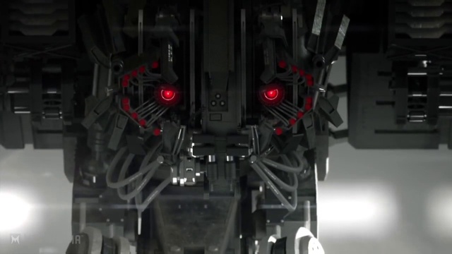 Video Reference: Toy, Automotive design, Space, Machine, Darkness, Auto part, Fictional character, Carmine, Symmetry, Automotive wheel system