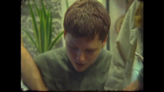 Video Reference: Jaw, Plant, Flash photography, Gesture, Eyelash, Fun, Happy, Sitting, Room, Grass