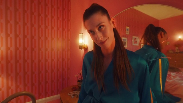 Video Reference: Forehead, Eyebrow, Sleeve, Orange, Fun, Black hair, Eyewear, Event, Long hair, Tableware