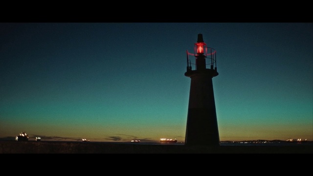 Video Reference: Lighthouse, Sky, Tower, Dusk, Lighting, Beacon, Cloud, Body of water, Sunset, Water