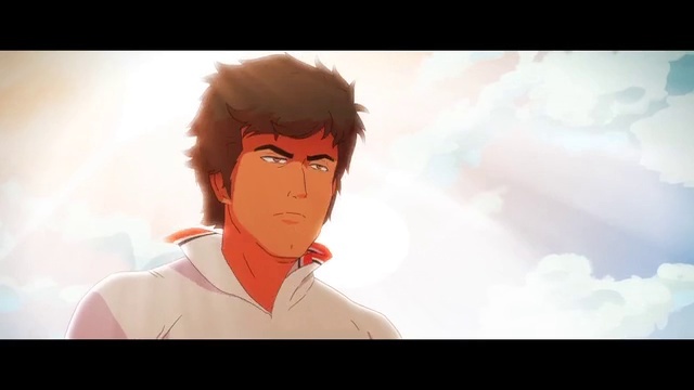 Video Reference: Jaw, Gesture, Happy, Art, No expression, Cloud, Cg artwork, Fictional character, Anime, Animation