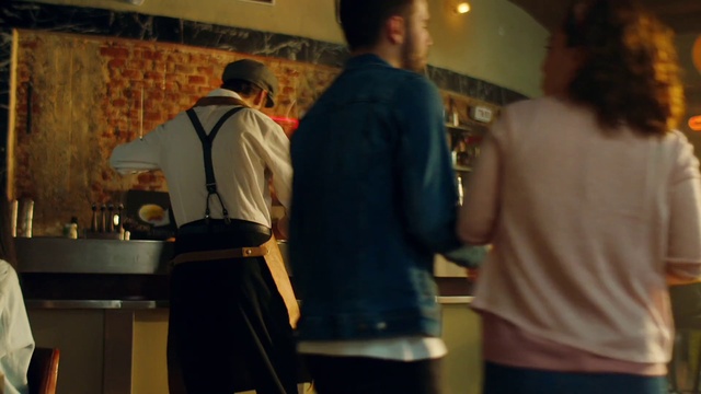 Video Reference: Gesture, Event, Recreation, Conversation, Belt, T-shirt, Back, Uniform, Room, Visual arts