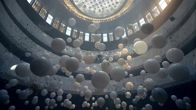 Video Reference: Daytime, Light, Black, Building, Water, Lighting, Interior design, Architecture, Art, Wall