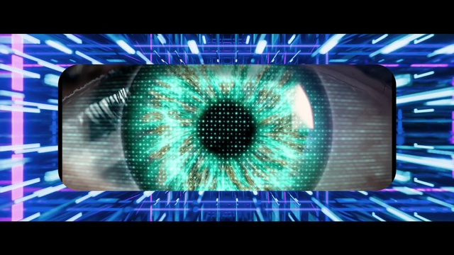 Video Reference: Automotive lighting, Blue, Rectangle, Font, Visual effect lighting, Gas, Symmetry, Technology, Pattern, Electric blue