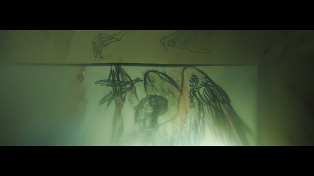 Video Reference: Art, Rectangle, Font, Wood, Automotive design, Painting, Tree, Tints and shades, Darkness, Drawing