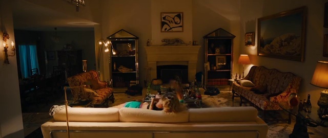 Video Reference: Brown, Furniture, Picture frame, Couch, Building, Comfort, Wood, Floor, Living room, Hardwood
