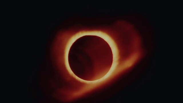 Video Reference: Sky, Corona, Eclipse, Crescent, Astronomical object, Gas, Heat, Circle, Event, Astronomy