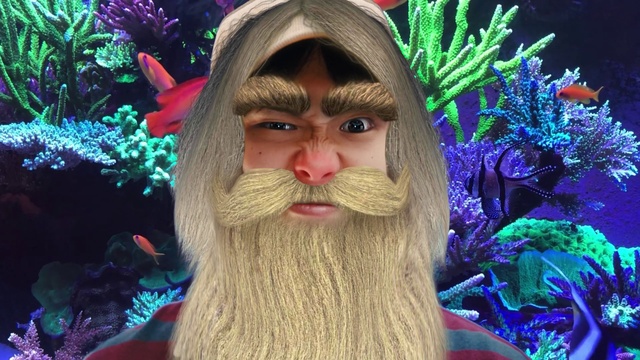 Video Reference: Hair, Face, Eye, Beard, Vertebrate, Organ, Organism, Smile, Facial hair, Moustache