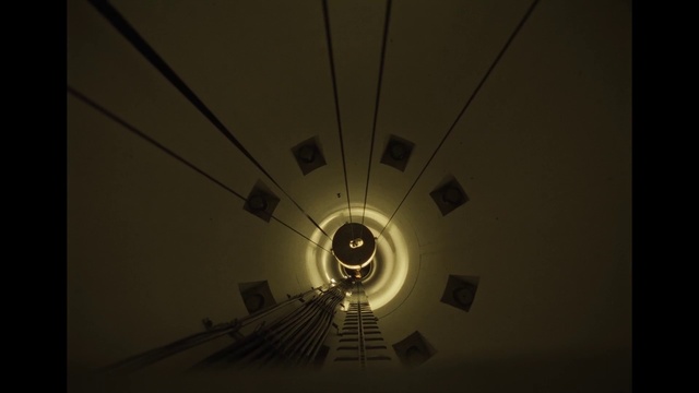 Video Reference: Stairs, Sky, Electricity, Tints and shades, Circle, Symmetry, Space, Ceiling, Darkness, Tunnel