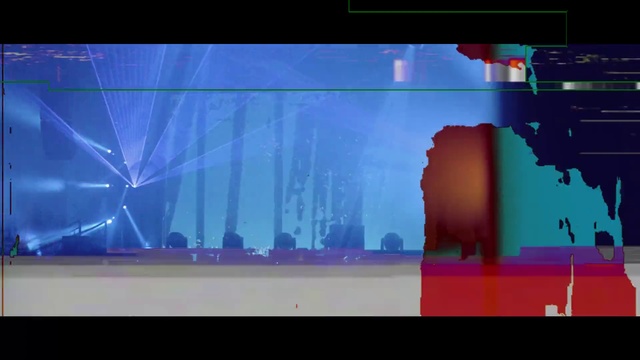 Video Reference: Azure, Purple, Entertainment, Rectangle, Magenta, Display device, Art, Performing arts, Screenshot, Projection screen