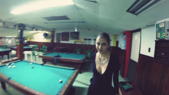 Video Reference: Clothing, Billiard table, Billiard room, Baize, Arm, Furniture, Table, Pool, Billiards, Pool player