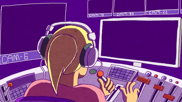 Video Reference: Computer, Personal computer, Peripheral, Purple, Computer keyboard, Gesture, Font, Computer monitor, Line, Audio equipment