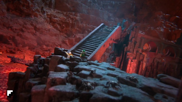 Video Reference: Stairs, Wood, World, Sky, Slope, Landscape, Formation, Geological phenomenon, Cloud, Art
