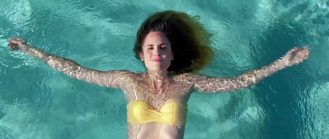 Video Reference: Hair, Face, Water, Arm, Swimming pool, Organ, Smile, Human body, Happy, Swimwear