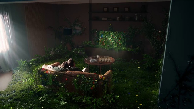Video Reference: Plant, Grass, Landscape, Darkness, Cg artwork, Leisure, Landscaping, Garden, Pc game, Room