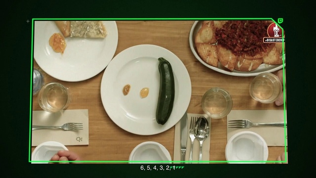 Video Reference: Tableware, Food, Dishware, Kitchen utensil, Drinkware, Table knife, Plate, Ingredient, Table, Recipe