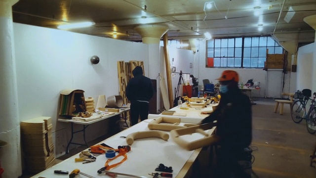 Video Reference: Table, Automotive design, Picture frame, Desk, Building, Art, Jacket, Engineering, Fashion design, Event