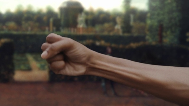 Video Reference: Arm, Gesture, Finger, Thumb, Wood, Grass, Wrist, People in nature, Nail, Happy