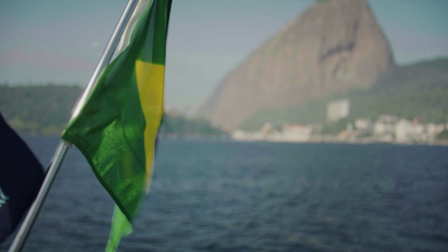 Video Reference: Sky, Water, Flag, Lake, Mountain, Landscape, Wind, Liquid, Horizon, Wind wave