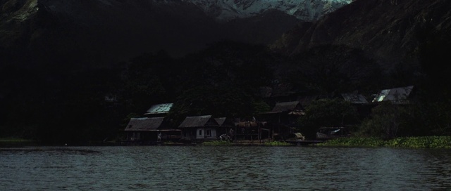 Video Reference: Water, Mountain, Lake, Building, Highland, Body of water, House, Bank, Landscape, Rural area