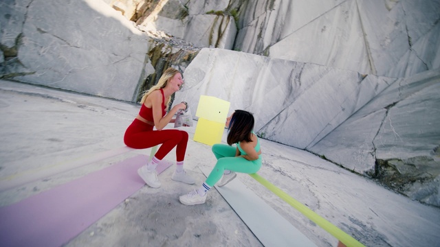 Video Reference: Shorts, Leisure, Recreation, Fun, Art, Human leg, Winter, Concrete, Adventure, Sitting