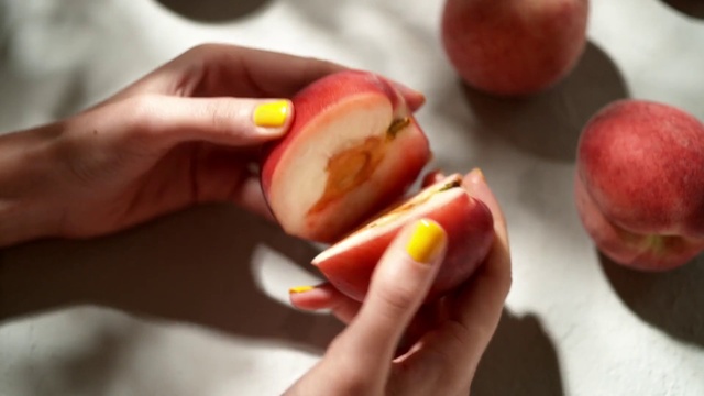 Video Reference: Food, Finger, Fruit, Natural foods, Ingredient, Nail, Staple food, Wood, Thumb, Nail polish